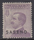 ITALY - SASENO N.6 -  Cat. 400 Euro - CENTRATISSIMO - GOMMA INTEGRA - MNH** - Saseno