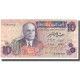 Billet, Tunisie, 10 Dinars, 1973, 1973-10-15, KM:72, TTB - Tunisie