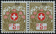 Schweiz Portofreiheit Zu#4A Paar ** Postfrisch 5 Rp. KL#247 Mägde Asyl Marienhaus Solothurn (790 5Rp.) - Franchigia