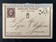 MA22 Cartolina Postale Da 10 Centesimi Viaggiata Da Milano 1876 - Postwaardestukken