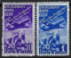 RUSSIE P.A. Ca.1950:  2x Neufs**, B Var. Du 1R - Unused Stamps