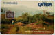 Equatorial Guinea 50 Unidades  Black Text  Red CN - Landscape - Guinée-Equatoriale