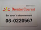 NETHERLANDS CHIPCARD   DRENTSE COURANT   CRD 168/02   / HFL 5,00  PRIVATE /  /  MINT   ** 10741 ** - Publiques