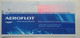 1998 AEROFLOT RUSSIAN INTERNATIONAL AIRLINES PASSENGER TICKET AND BAGGAGE CHECK - Biglietti