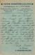 PITTHEM PITTEM  BEDRIJFSKAART 1912 - VICTOR MAERTENS - CALLENS   EEGHEMSTR. HANDEL IN VODDEN GARENS KATOEN    2 SCANS - Pittem