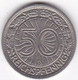 50 Reichspfennig 1928 D Munich, En Nickel - 50 Reichspfennig