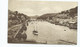 Postcard Cornwall Looe The River Valentine's Sepiatype  Shows Fish Market Posted 1926 - Scilly Isles