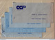 Delcampe - France - RARE - Ensemble De 24 Enveloppes Bleues De La Poste Années 80, Correspondance Avec Divers Centres De Chèques - Collezioni & Lotti: PAP & Biglietti