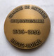 Médaille En Bronze (diamètre 6,5cms X 6,5 Cms) CHAMBRE DES METIERS HAUTE-LOIRE - CINQUANTENAIRE (Thème Ferronnerie) - Professionnels / De Société