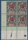 Colonies Type Groupe Anjouan Bloc De 4 CDFeuille N°27A** Variété 1 & 0 Espacés Tenant à Normal TTB - Unused Stamps