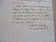 LAS Autographe Signée Marquis De Pivert Puy De Dôme Pétition Au Ministre De La Guerre - Sonstige & Ohne Zuordnung