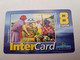 ST MARTIN / INTERCARD  8 EURO  MARCHE CARAIBES       NO 073   Fine Used Card    ** 10791 ** - Antille (Francesi)