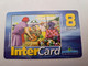 ST MARTIN / INTERCARD  8 EURO  MARCHE CARAIBES       NO 073   Fine Used Card    ** 10791 ** - Antillen (Frans)