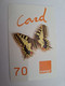 Phonecard St Martin French  ORANGE ,70  Units   BUTTERFLY   Date:30-04-02  **10793 ** - Antillen (Frans)