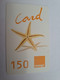 Phonecard St Martin French  ORANGE ,150 Units   SEASTAR  Date:30-09-02  **10794 ** - Antillas (Francesas)