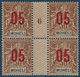 France Colonies Type Groupe Mohélie Bloc De 4 Millésime 6 N°19**/* Très Frais & TTB - Unused Stamps