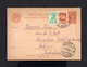 14489-RUSSIA-.OLD SOVIETIC POSTCARD MOSCOW To HALLE (germany) 1937.WWII.Russland.RUSSIE.Carte Postale - Brieven En Documenten