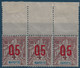 France Colonies Type Groupe Mayotte Bloc De 10 Millésime 3 & 1 Bde De 3 N°22AA & 25Aa **/* Tres Frais & TTB - Unused Stamps