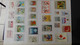 AC386 Collection De Timbres Majorité Oblitérés De Différents Pays Dont France Carnet O Rolland ** Sans Agrafe Centrale - Sammlungen (im Alben)