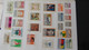 Delcampe - AC386 Collection De Timbres Majorité Oblitérés De Différents Pays Dont France Carnet O Rolland ** Sans Agrafe Centrale - Sammlungen (im Alben)