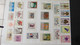 Delcampe - AC386 Collection De Timbres Majorité Oblitérés De Différents Pays Dont France Carnet O Rolland ** Sans Agrafe Centrale - Sammlungen (im Alben)