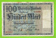 ALLEMAGNE / BAYERISCHE NOTENBANK / 100 MARK / 01 JANVIER 1922 - [ 1] …-1871 : German States