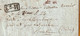 Delcampe - 1837  - Lettre Pliée Avec Corresp Amicale De 3 P De RIVES, Isère Vers PARIS - Redirigée Vers Luzarches, Val D'Oise - 1801-1848: Voorlopers XIX