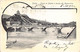 0763 "TORINO - PONTE IN PIETRA E MONTE DEI CAPPUCCINI" ANIMATA, BARCHE. CART SPED 1902 - Brücken