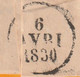 Delcampe - 1830 - Marque Postale 45 TONNEINS, Lot Et Garonne Et Dateur Sur Lettre Pliée Vers Bordeaux - Dateur En Arrivée - 1801-1848: Precursors XIX