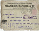 CTN38 - SALVAGED MAIL ALEXANDRIA/LONDON 25/3/1918 - NAVIRE TORPILLE EN MEDITERRANEE - DECALQUE D'UN TP AU VERSO - 1915-1921 Protectorat Britannique