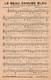 VP20.359 - LIMOGES - Ancienne Partition Musicale ¨ Le Beau Danube Bleu ¨ Célèbre Valse Viennoise De Johann STRAUSS - Partituren