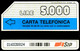 G 118 C&C 1211 A SCHEDA TELEFONICA USATA CARTA INFINITA 30.06.93 5 TEP VARIANTE LATO B OPACO - Erreurs & Variétés