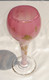 Delcampe - Vase Opaline Rose Et Fleurs Or En Relief .Décor Or En Bon état. Hauteur 25 Cm - Diamètre 10 Cm - Poids 565 Grs - - Jarrones