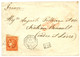 1871 40c BORDEAUX (n°48) TTB Margé Obl. Sur ANCRE + CONSTANTINOPLE P.FR. U N°3 Sur Env. Pour La FRANCE. TTB. - Storia Postale