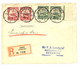 JAUNDE : 1911 5pf (x2) + 10pf (x2) Canc. JAUNDE On REGISTERED Envelope From BONAMBASSI To GERMANY.  Vvf. - Sonstige & Ohne Zuordnung