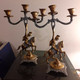 Delcampe - Bougeoir Cavalier En Laiton - Candelabri E Candelieri