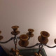 Delcampe - Bougeoir Cavalier En Laiton - Chandeliers, Candelabras & Candleholders