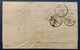 Suisse Lettre De BALE 1856 Sans Timbre Pour Lille + Dateur "BASEL /BRIEFEXPEDITION " + " SUISSE ST LOUIS AMB D " - Marcophilie