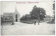 CPA ANIMEE BOIS SEIGNEUR ISAAC, L'EGLISE ET LE CHATEAU, BRAINE L'ALLEUD, BELGIQUE - Braine-l'Alleud