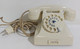 I107546 Telefono Fisso BIANCO In Bachelite A Disco Vintage - FATME Ericsson DBHF - Telefontechnik