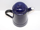 * JOLIE ANCIENNE CAFETIERE EMAILLEE BLEU Foncé Made In POLAND COLLECTION Déco   E - Theepot