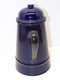 * JOLIE ANCIENNE CAFETIERE EMAILLEE BLEU Foncé Made In POLAND COLLECTION Déco   E - Teiere