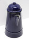 Delcampe - * JOLIE ANCIENNE CAFETIERE EMAILLEE BLEU Foncé Made In POLAND COLLECTION Déco   E - Teiere