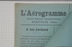 BC8 FRANCE PAIRE SUR LETTRE L AEROGRAME N°1 RARE 1950 PARIS +AERIEN+   +SURCHARGES +AFFRANC. PLAISANT - 1927-1959 Lettres & Documents