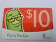 DOMINICA  $10,- PAY AS YOU GO/ RED   WITH TEXT DOMINICA RIGHT CORNER ** 10856 ** - Dominique