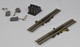 H.O. Ancien - 3 Types D'accessoires: Moteurs D'aiguilles Tourelle, Manettes D'aiguillage Type VB, 2 Rails De Dételage - Rails