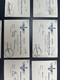 Lot De 7 Cartes De Membre Anciens De L'Aéronautique Militaire Paris 1930 à 1939 Aviation - Cartes De Membre