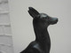 Ancienne Sculpture Biche En Regule  Sur Marbre Signée A.T. - Metall