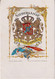 NERHERLANDS - Crest Of Niederlande - Je Maintiendrai - Unused Undivided Rear - Genealogia