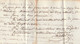 Delcampe - 1829 - Cachet D'essai LYON Sur Lettre Pliée Avec Correspondance Et Comptes Vers Saint Hipolitte, Gard - Textile - 1801-1848: Voorlopers XIX